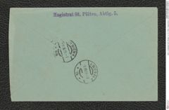Seite 2, Eingelegter Brief, Beilage 4 zu "St. Pölten | Galgenleithen" (NHMW-PRAE-BBB-47-Beilage-4)
